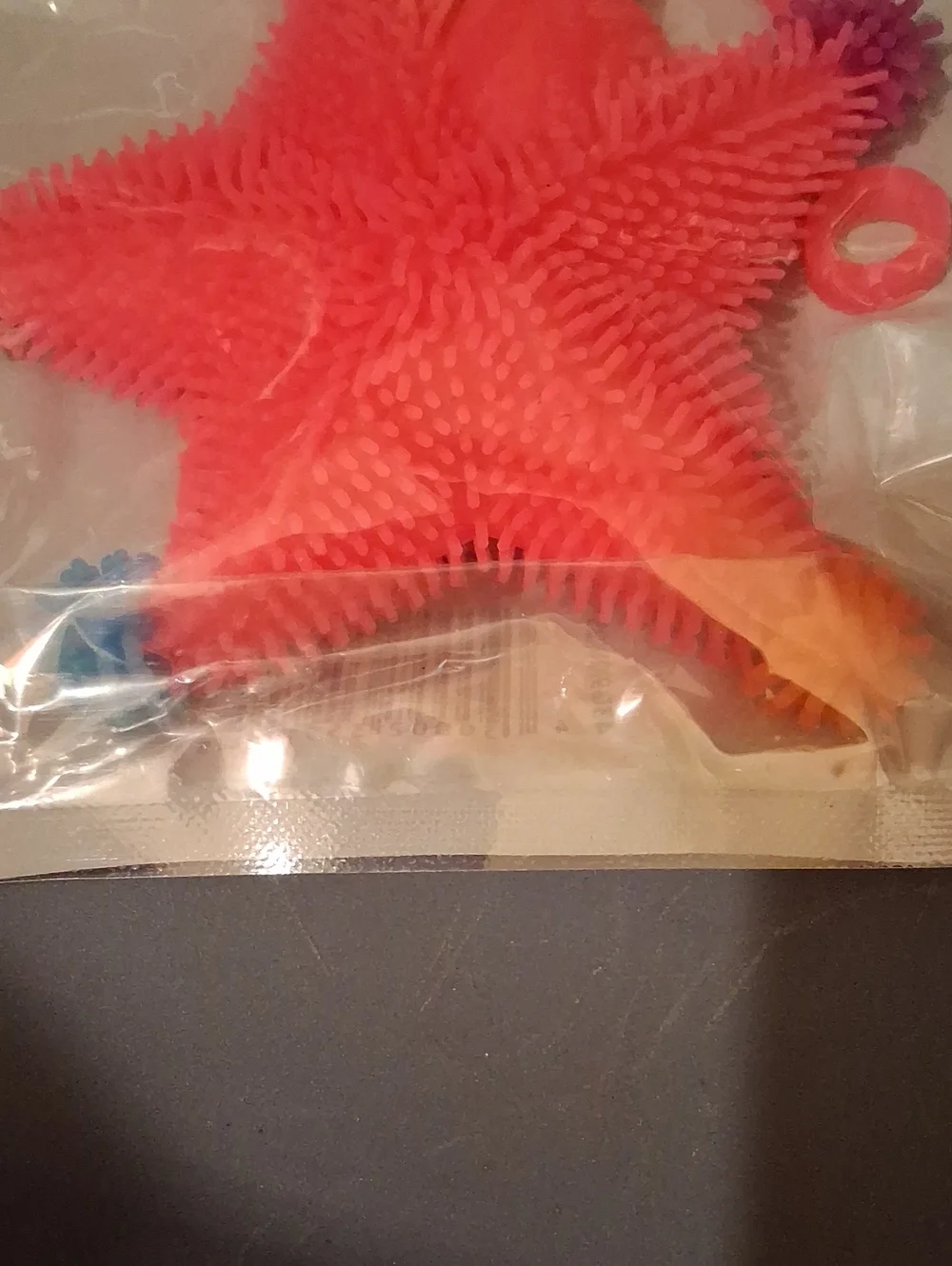 Pink Star Flashing Toy - Spiky Sensory Fidget